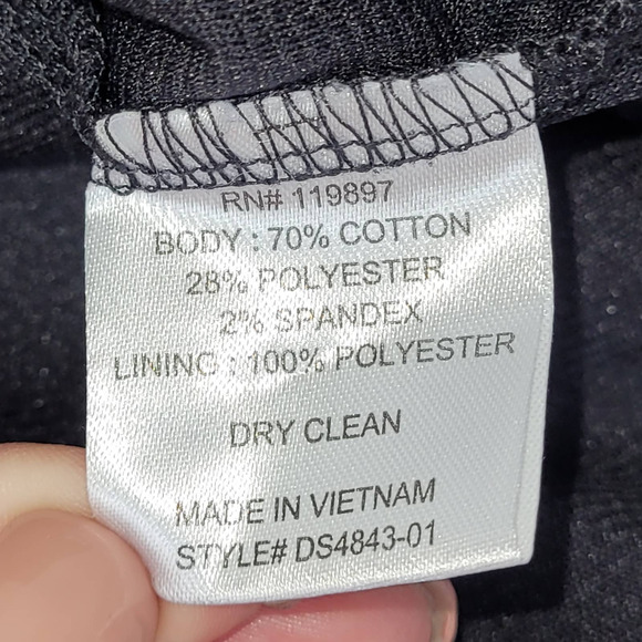 Collective Concepts Sweater Dress Women's Size M Gray Knit Long Sleeve Mini Knit - Picture 14 of 14